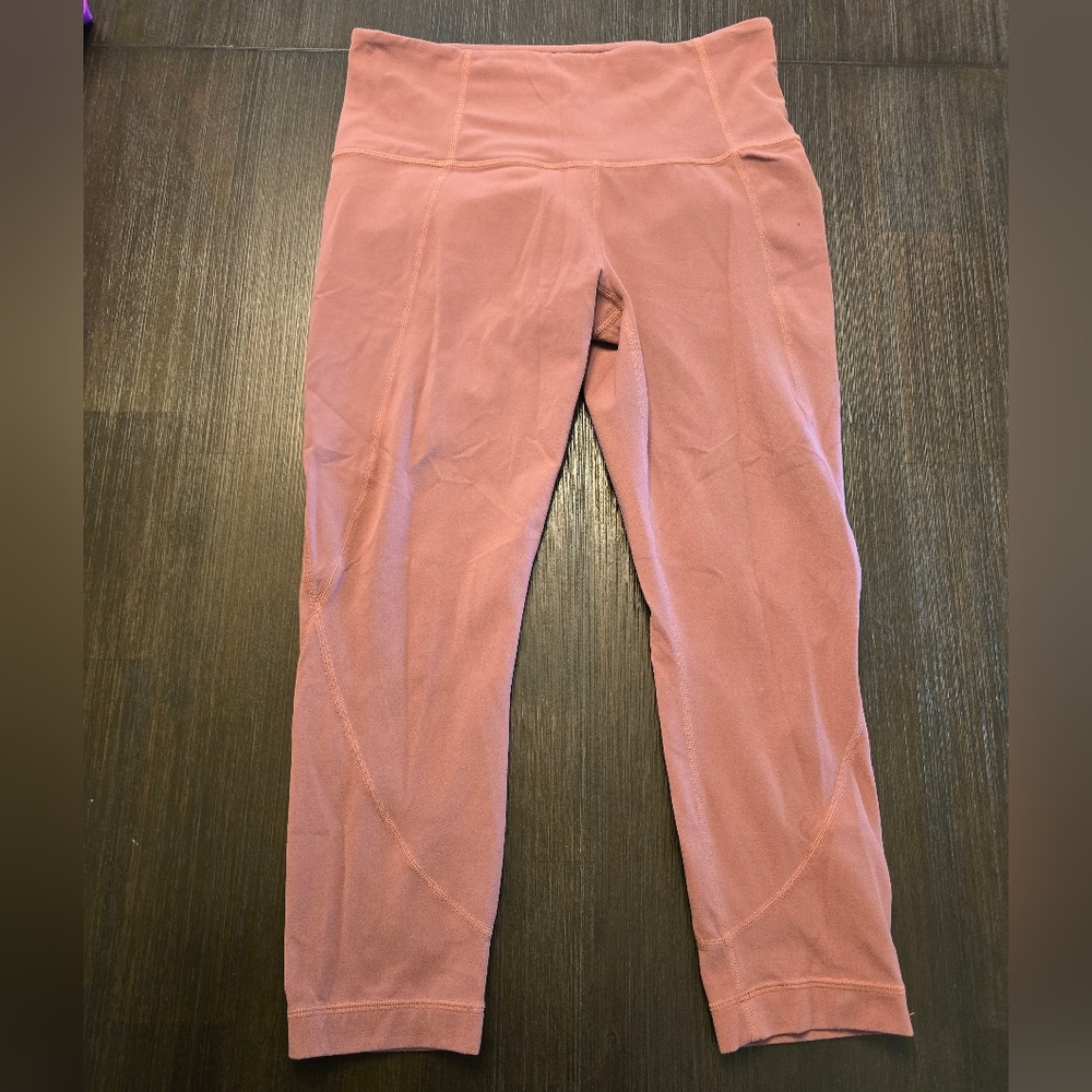 Athleta Leggings, Peachy Pink, Size Small